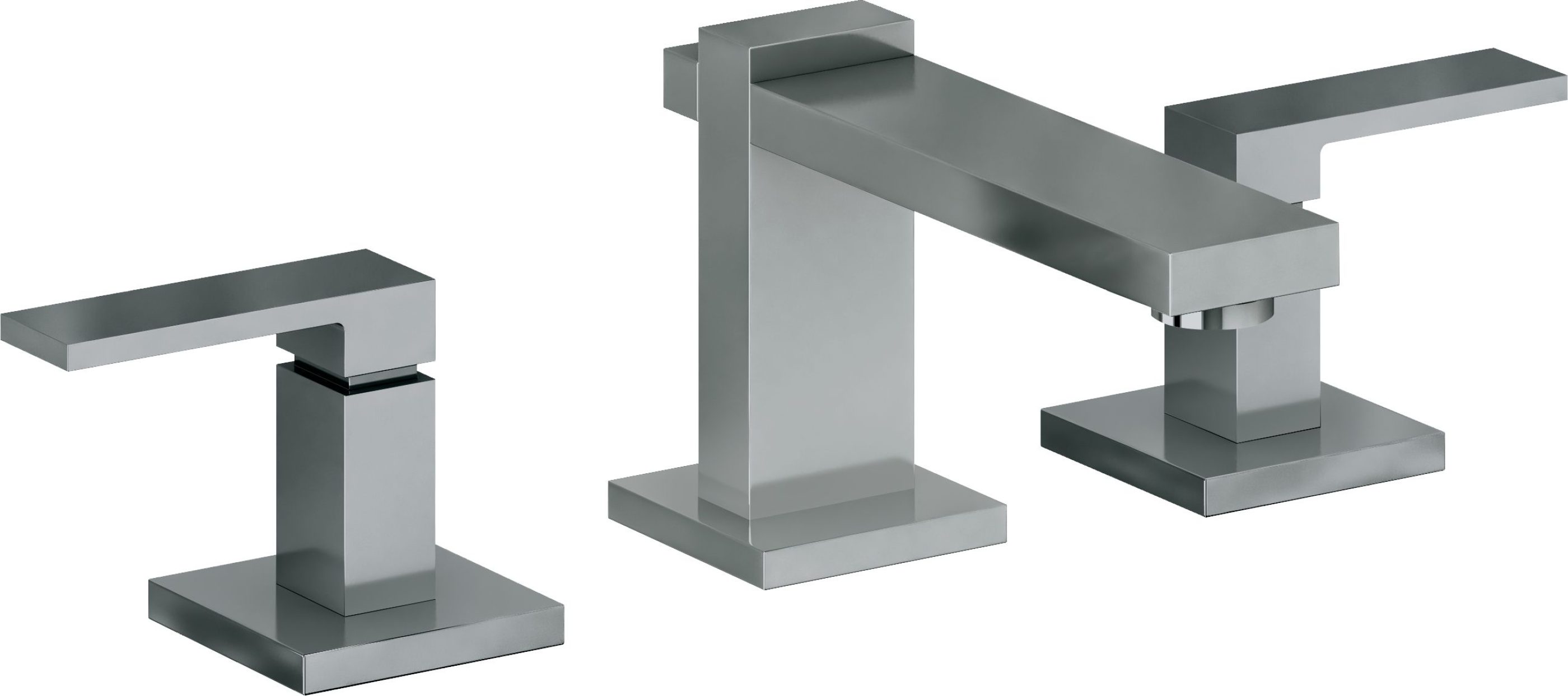 California Faucets - 7702-BLKN - 8" Widespread Lavatory Faucet - Black Nickel (PVD) - Morro Bay