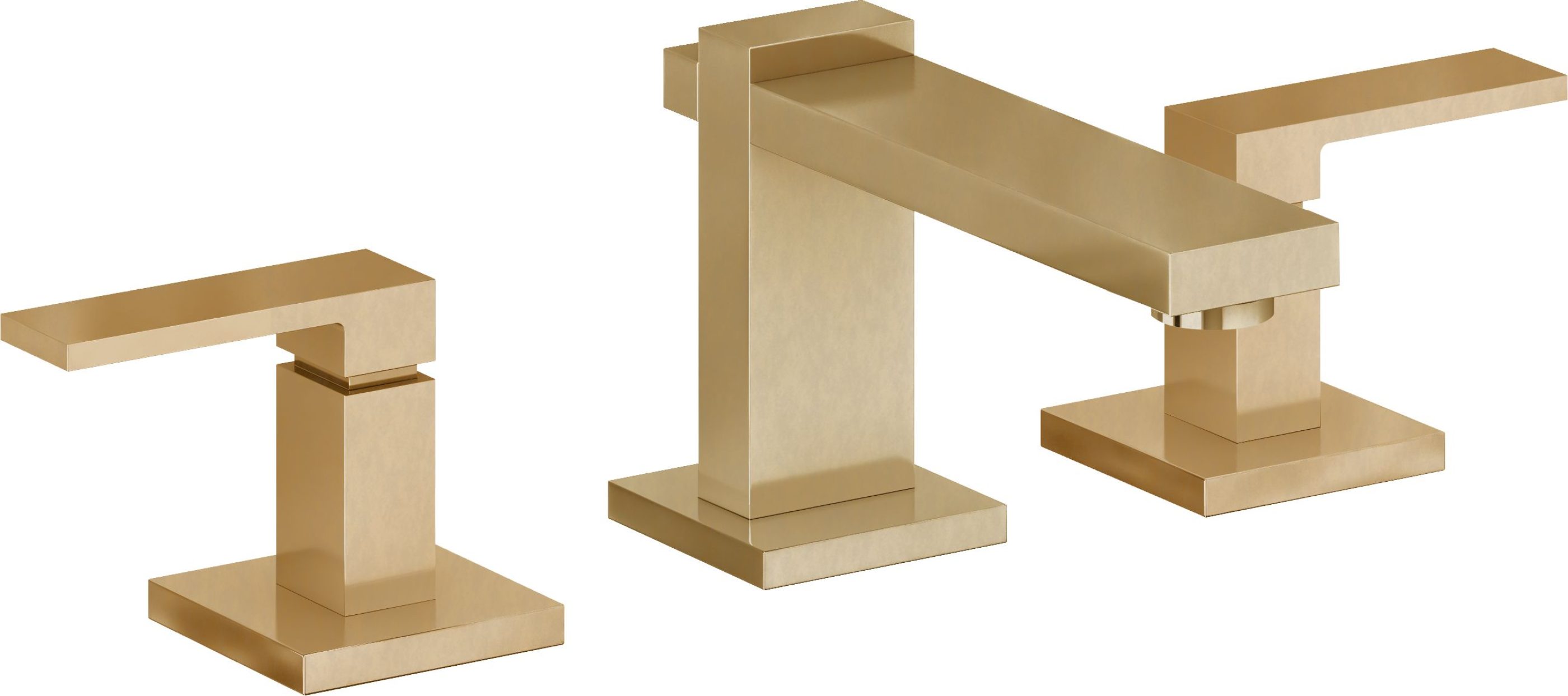 California Faucets - 7702-FRG - 8" Widespread Lavatory Faucet - French Gold (PVD) - Morro Bay