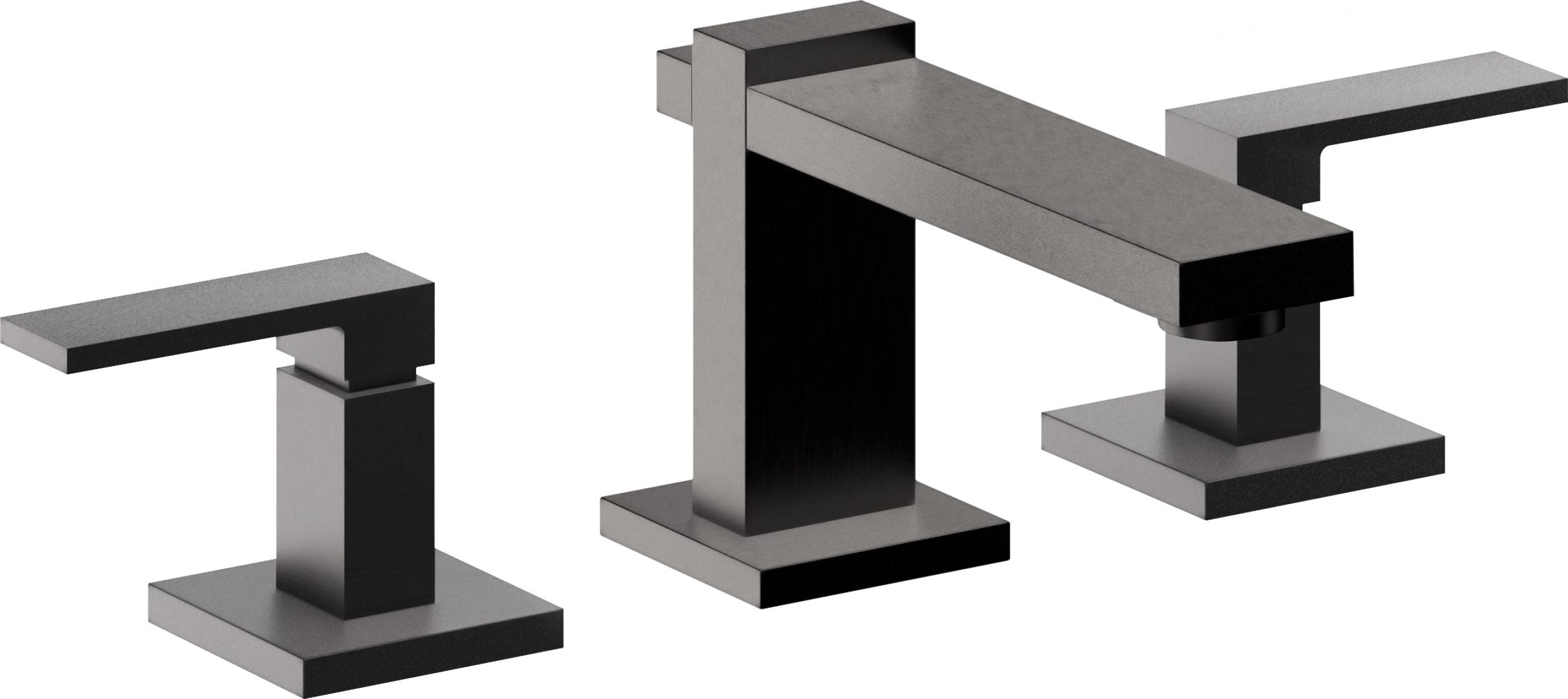 California Faucets - 7702-MBLK - 8" Widespread Lavatory Faucet - Matte Black - Morro Bay