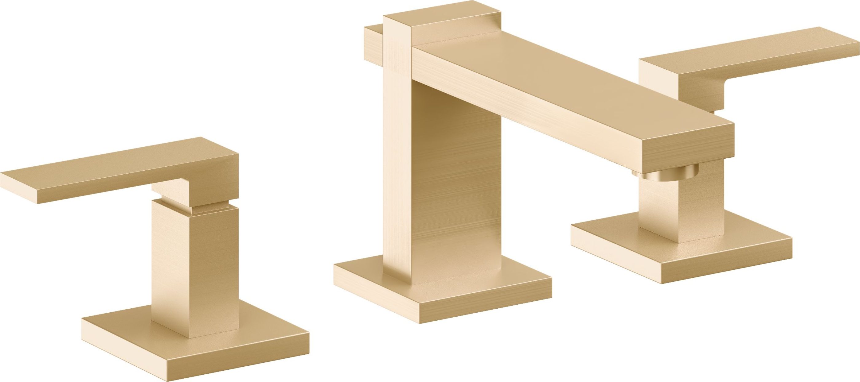 California Faucets - 7702-SB - 8" Widespread Lavatory Faucet - Satin Brass (PVD) - Morro Bay