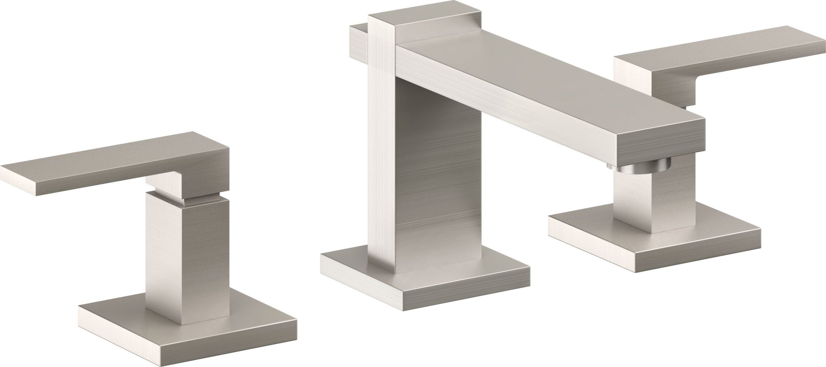 California Faucets - 7702-USS - 8" Widespread Lavatory Faucet - Ultra Stainless Steel (PVD) - Morro Bay