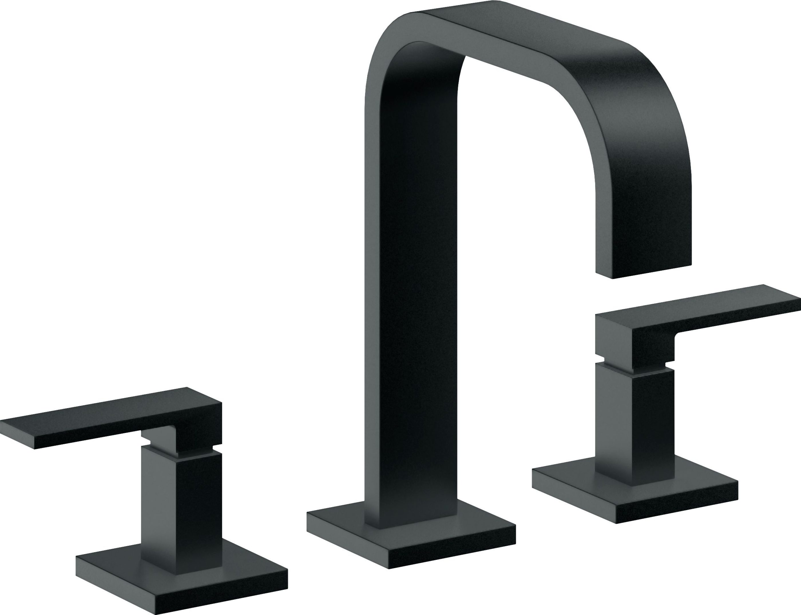 California Faucets - 7802-CB - 8" Widespread Lavatory Faucet - Carbon (PVD) - Terra Mar