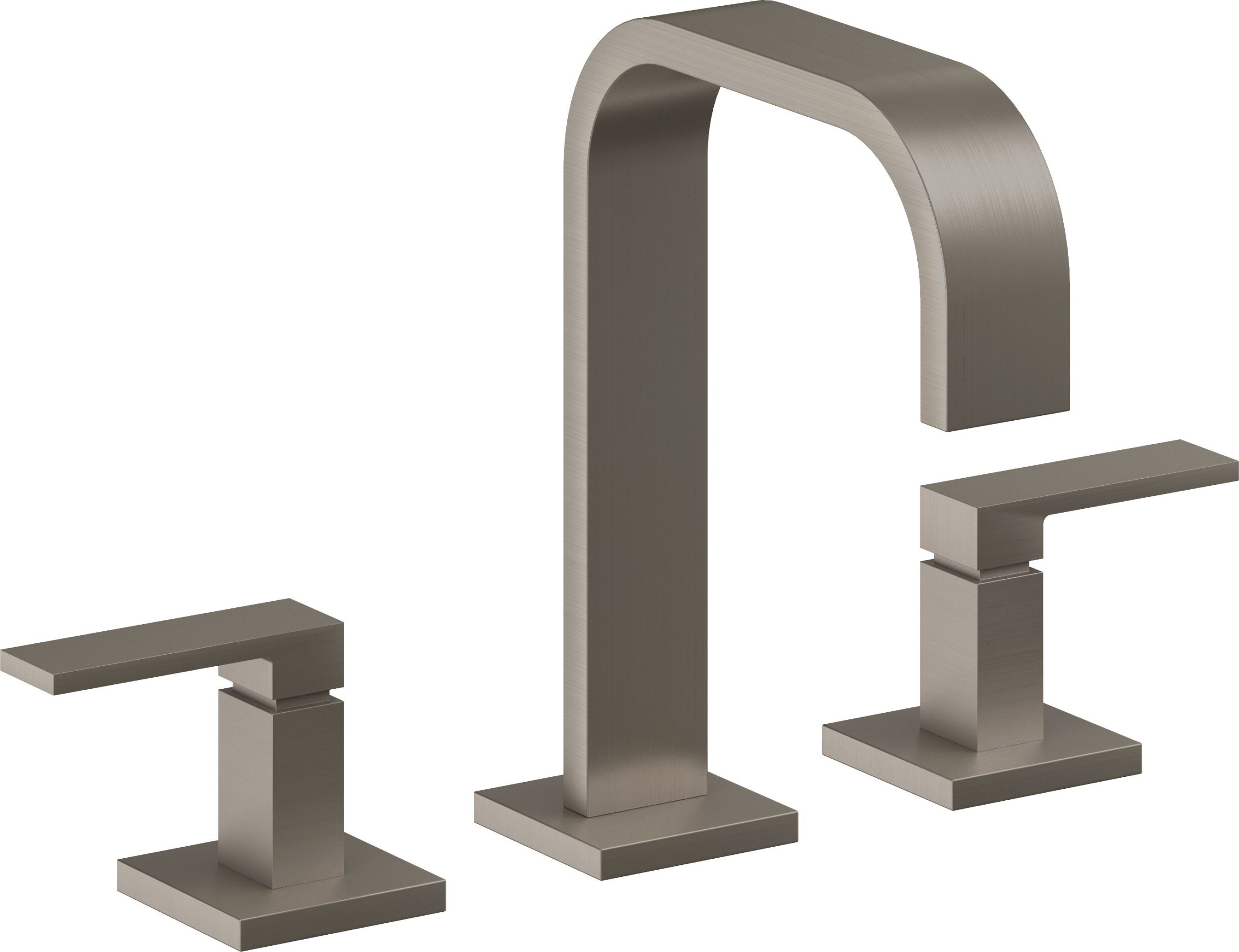 California Faucets - 7802-GRP - 8" Widespread Lavatory Faucet - Graphite (PVD) - Terra Mar