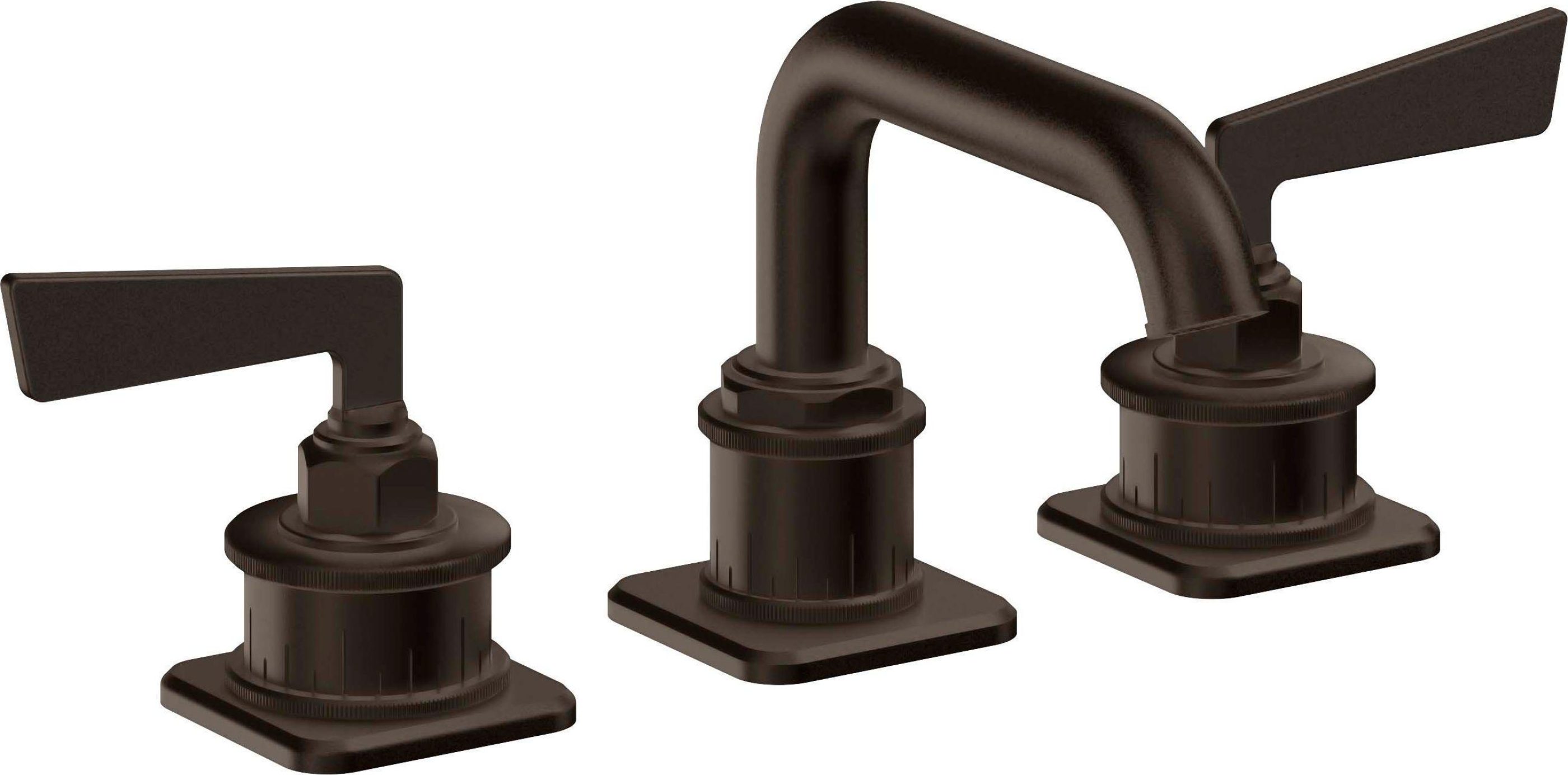 California Faucets - 8502ZB-BTB - 8" Widespread Lavatory Faucet with ZeroDrain - Bella Terra Bronze - Steampunk Bay