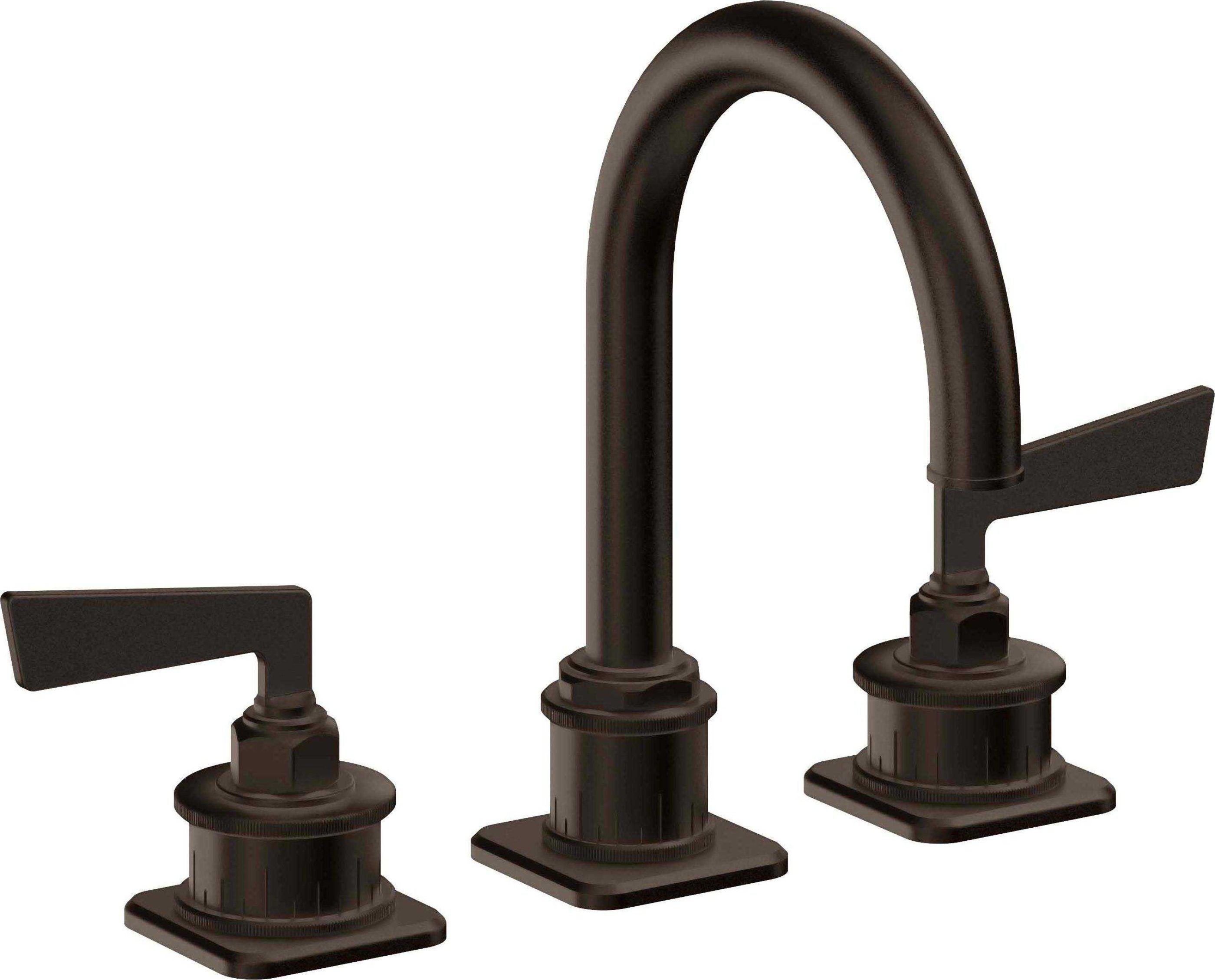 California Faucets - 8602-BTB - 8" Widespread Lavatory Faucet - Bella Terra Bronze - Steampunk Bay