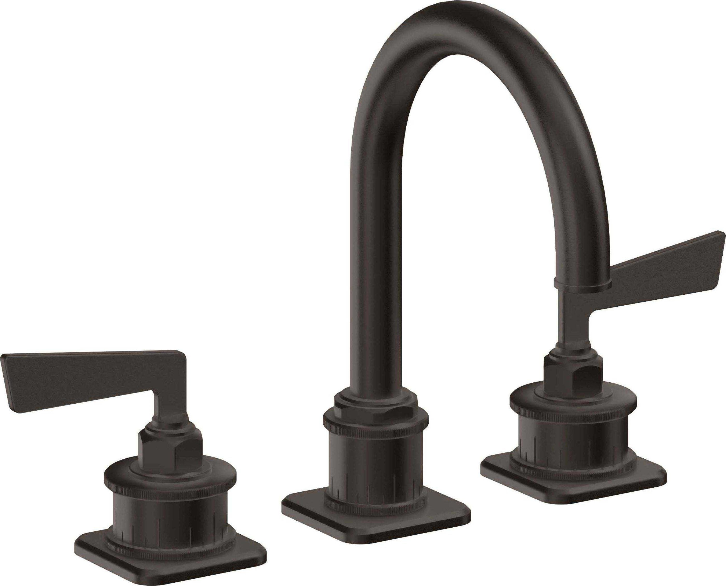 California Faucets - 8602-ORB - 8" Widespread Lavatory Faucet - Oil Rubbed Bronze - Steampunk Bay