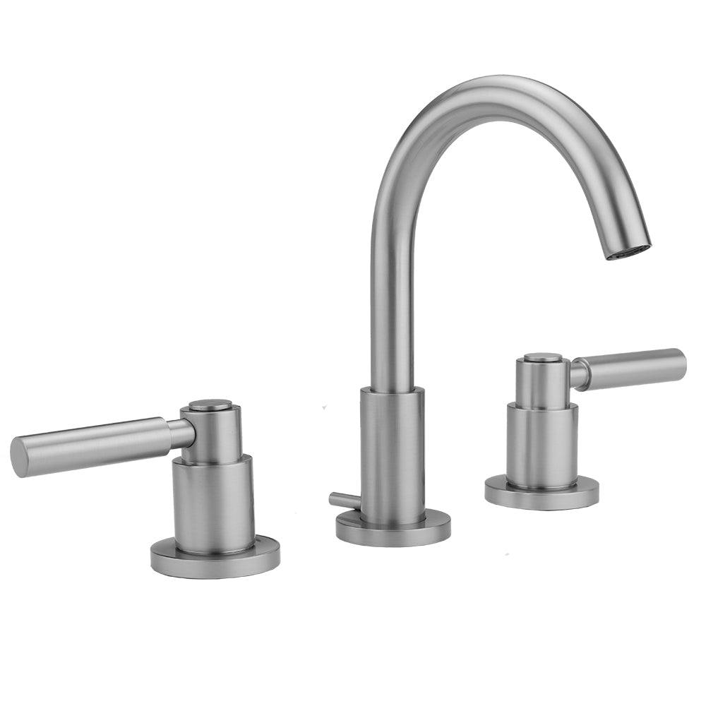 Uptown Contempo Faucet with Round Escutcheons & High Lever Handles in Multiple Finishes - Maison&Co.