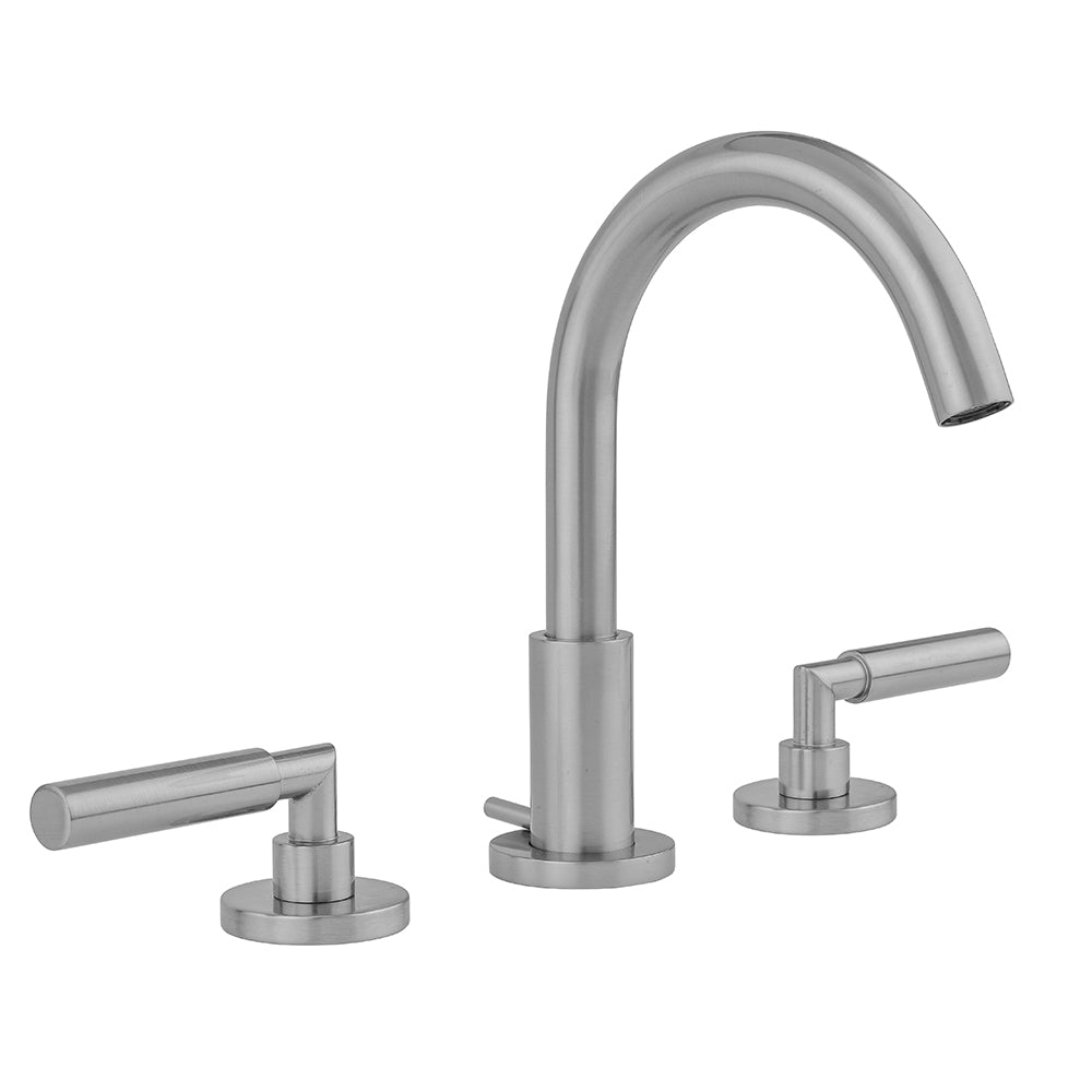 Uptown Contempo Faucet with Round Escutcheons & Contempo Hub Base Lever Handles -1.2 GPM in Multiple Finishes - Maison&Co.