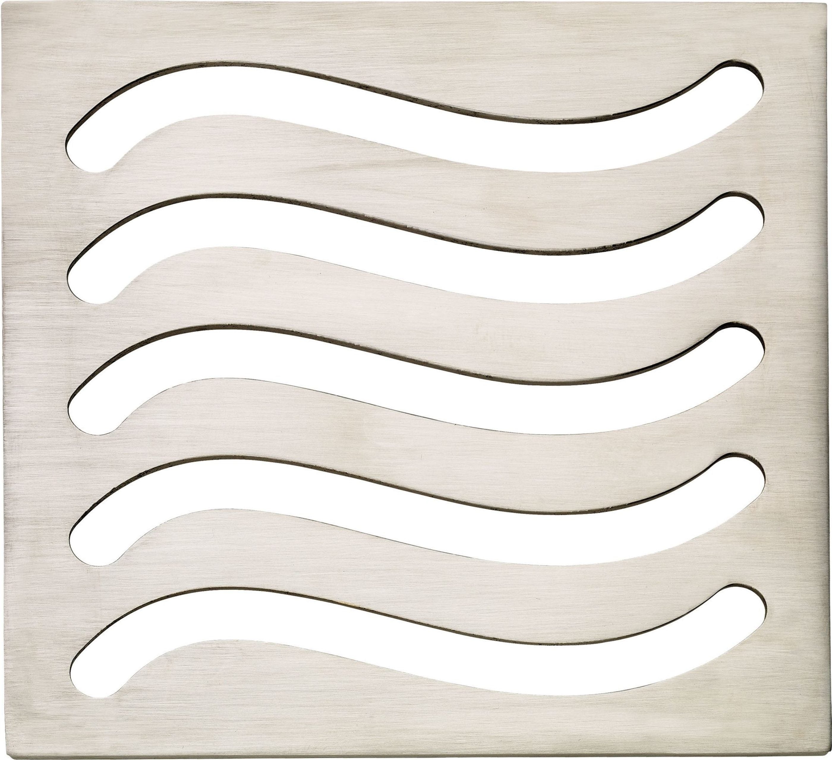 California Faucets - 9173-A-SN - Wave StyleDrain® Trim Grid Only - Satin Nickel