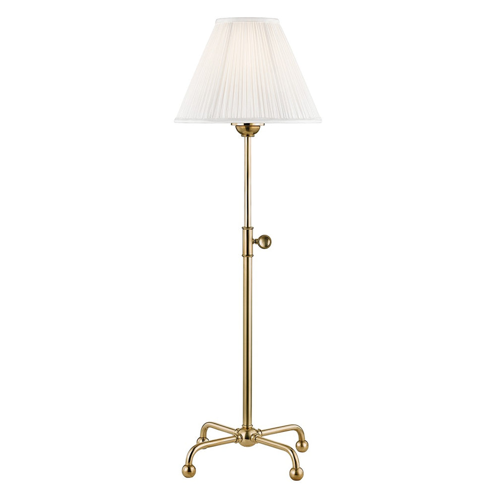 Hudson Valley - MDSL107-AGB - One Light Table Lamp - Classic No.1 - Aged Brass
