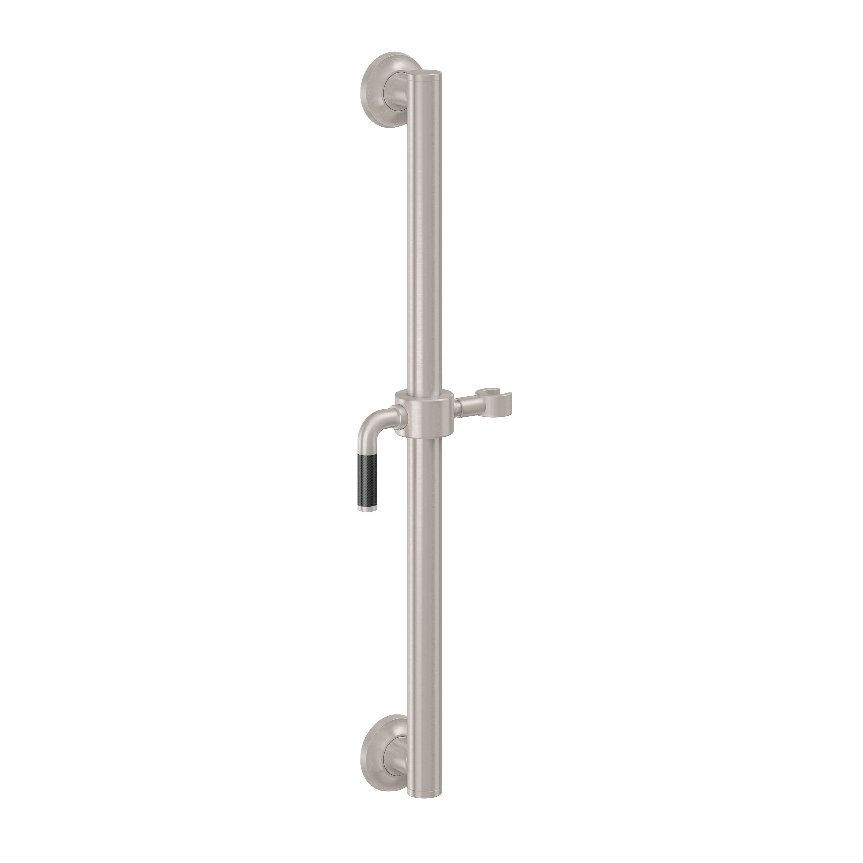California Faucets - 9430S-30F-SN - 30" Grab Bar with Slide - Satin Nickel  - Descanso