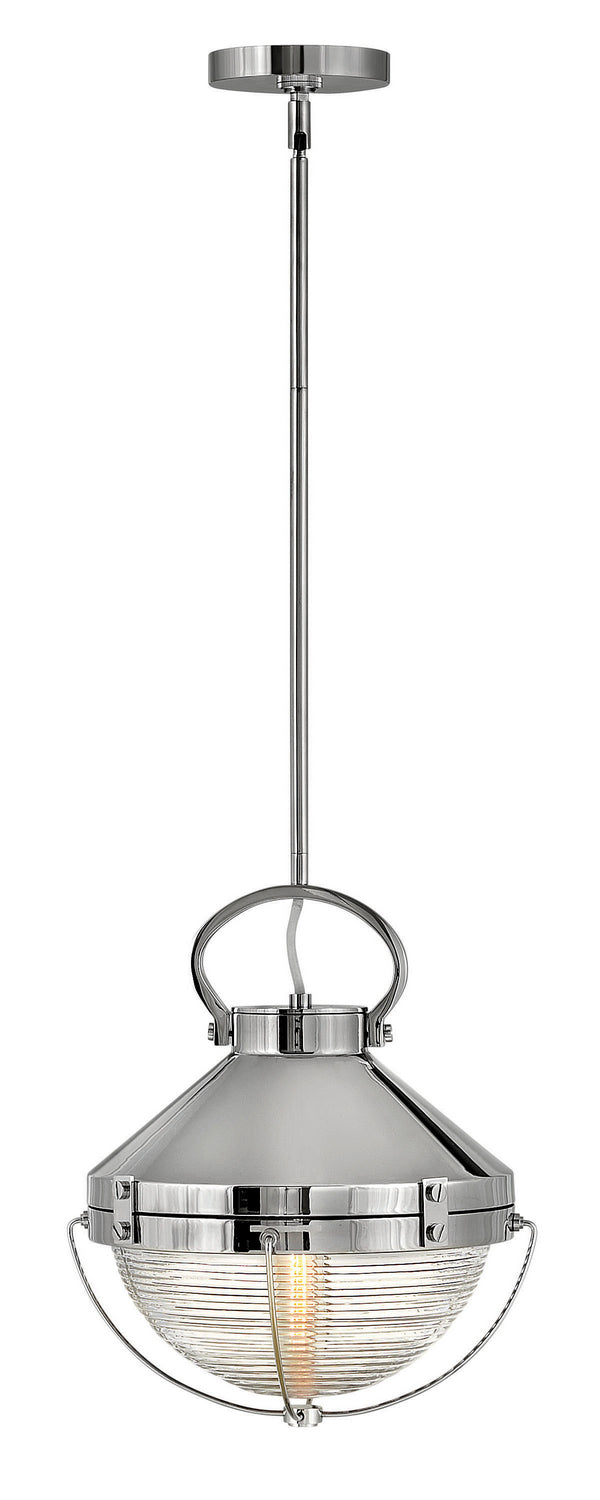 Hinkley - 4847PN - LED Pendant - Crew - Polished Nickel