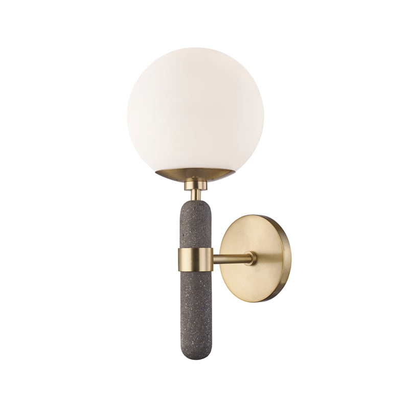 Mitzi - H289101-AGB - One Light Wall Sconce - Brielle - Aged Brass