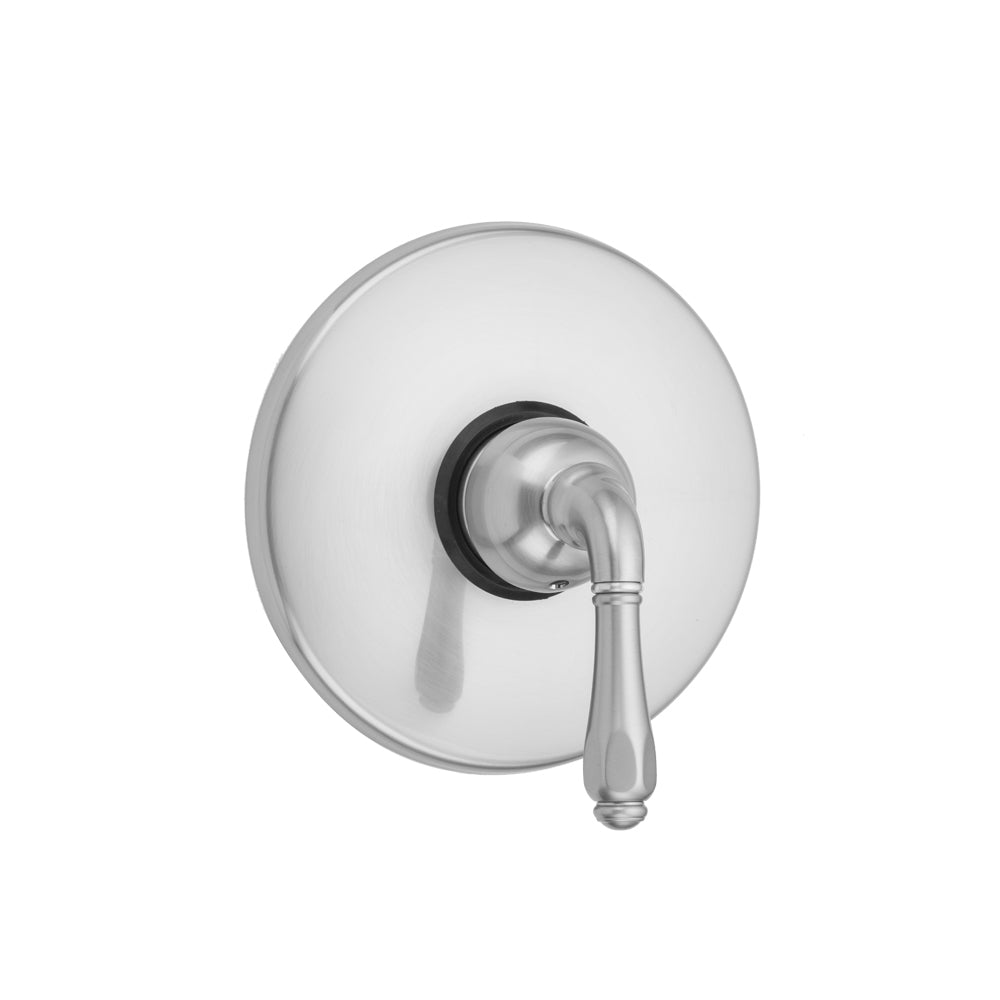 Round Plate With Smooth Lever Trim For Pressure Balance Valve (J-PBV) in Multiple Finishes - Maison&Co.