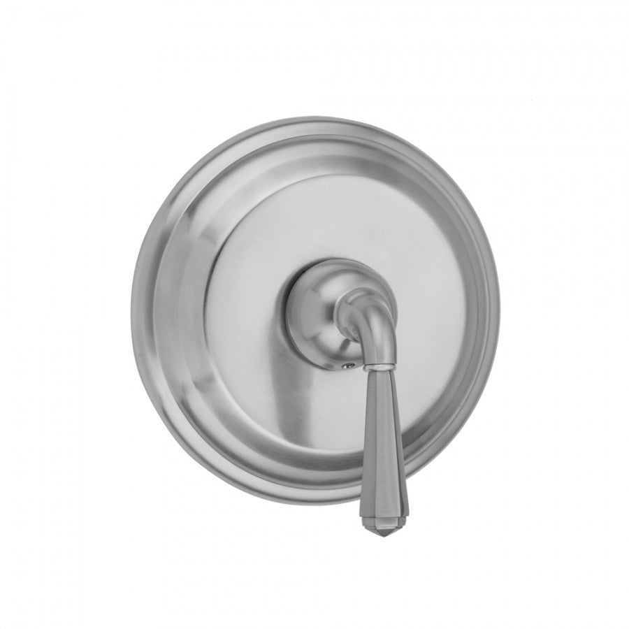 Round Step Plate With Hex Lever Trim For Pressure Balance Valve (J-PBV) in Multiple Finishes - Maison&Co.