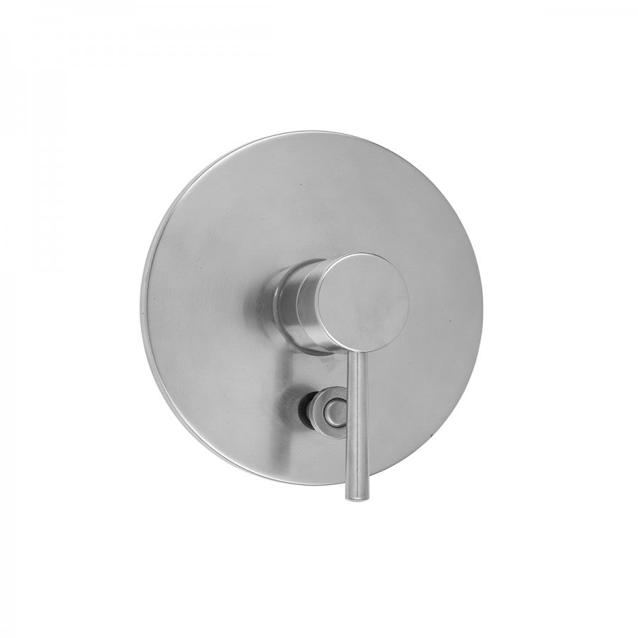 Round Plate With Round Lever Trim For Pressure Balance Valve With Built-in Diverter (J-DIV-PBV) in Multiple Finishes - Maison&Co.