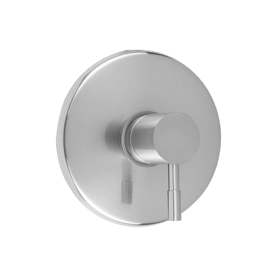 Round Plate With Contempo Round Lever Trim For Pressure Balance Cycling Valve (J-CSV) in Multiple Finishes - Maison&Co.