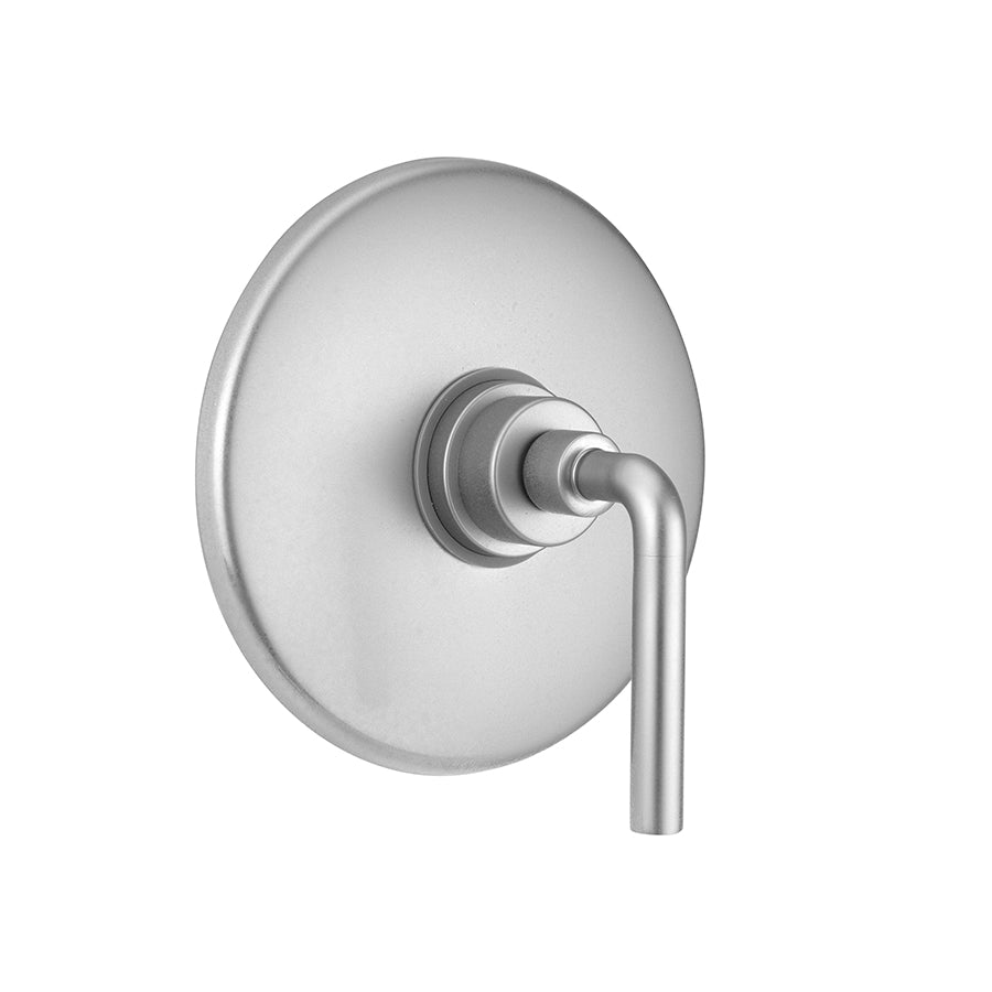 Round Plate With Contempo Slim Lever Trim For Pressure Balance Cycling Valve (J-CSV) in Multiple Finishes - Maison&Co.
