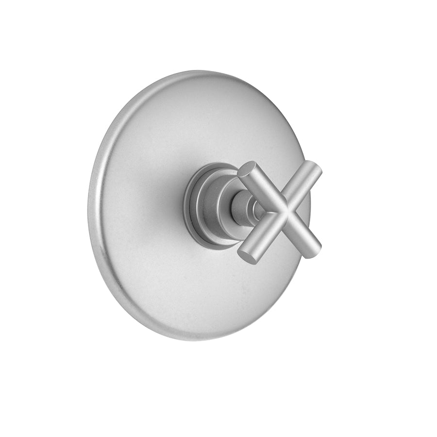 Round Plate with Contempo Slim Cross Trim for Pressure Balance Cycling Valve (J-CSV) in Multiple Finishes - Maison&Co.