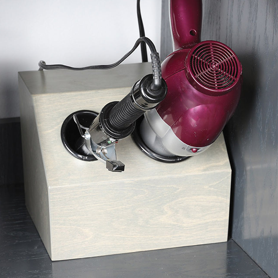 Add-on holder box - 2 holders natural walnut - Maison&Co.