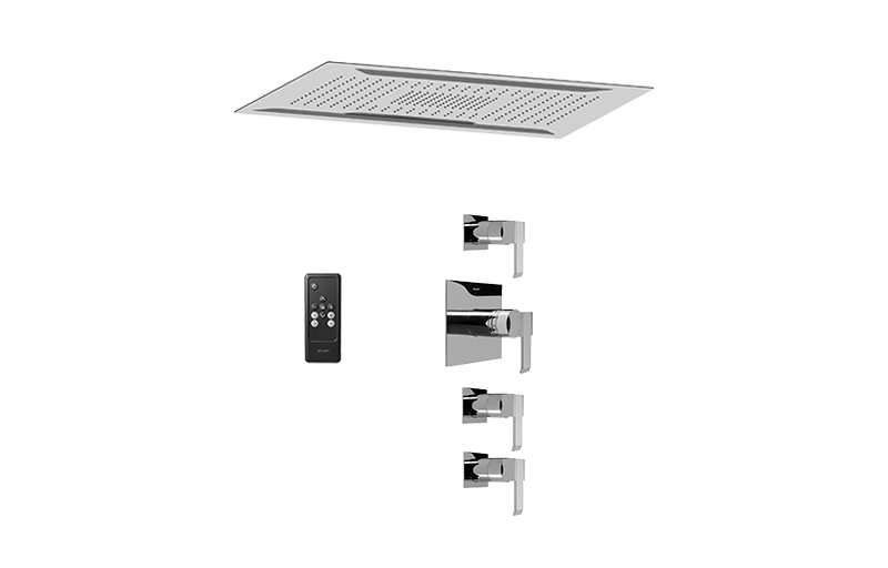 Aqua-Sense Ceiling-Mount Shower System in Multiple Finishes - Maison&Co.