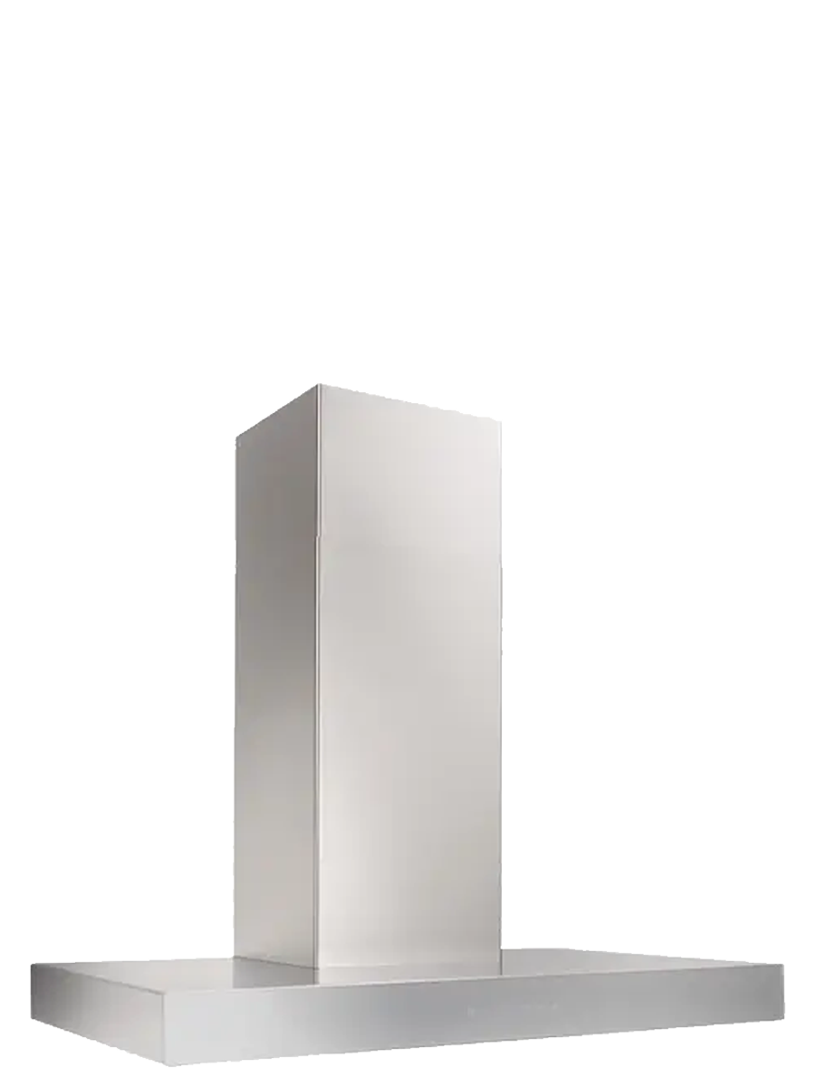 30-INCH 650 MAX BLOWER CFM STAINLESS STEEL CHIMNEY RANGE HOOD WITH PURLED™ LIGHT SYSTEM AND BRUSHED GREY GLASS (WCB3 SERIES)