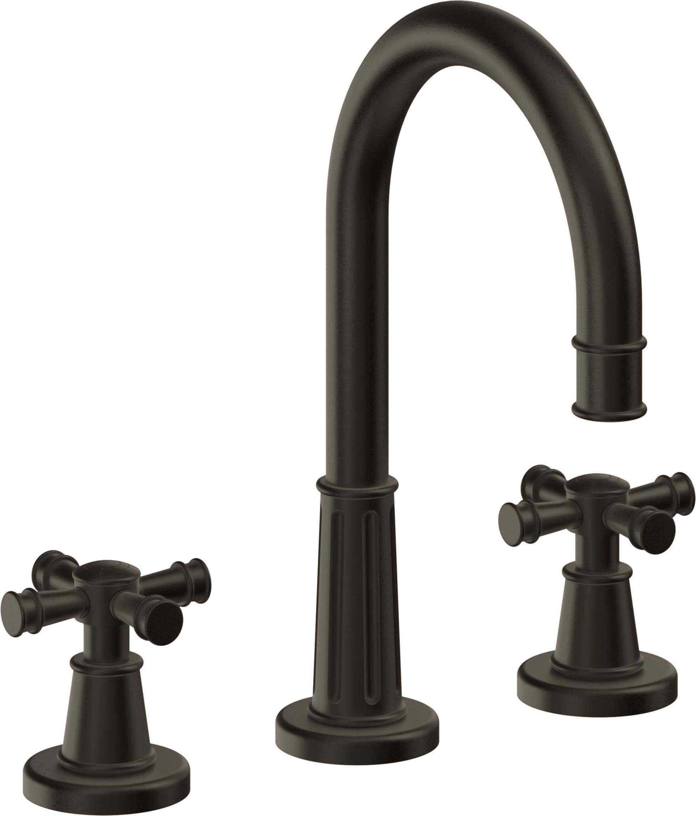 California Faucets - C102XZB-BTB - 8" Widespread Lavatory Faucet with ZeroDrain - Bella Terra Bronze - Trousdale