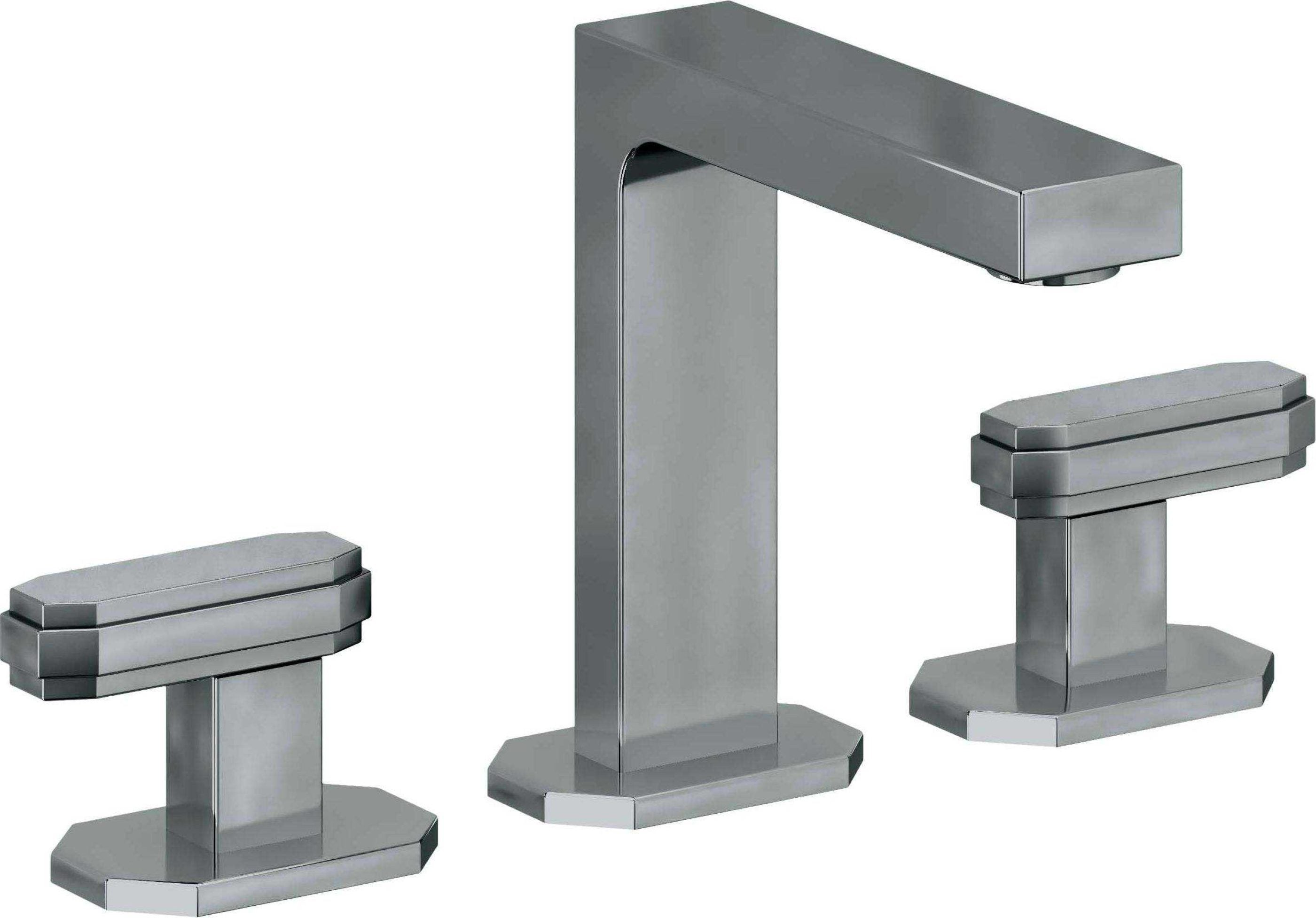 California Faucets - C202ZB-BLKN - 8" Widespread Lavatory Faucet with ZeroDrain - Black Nickel (PVD) - Doheny