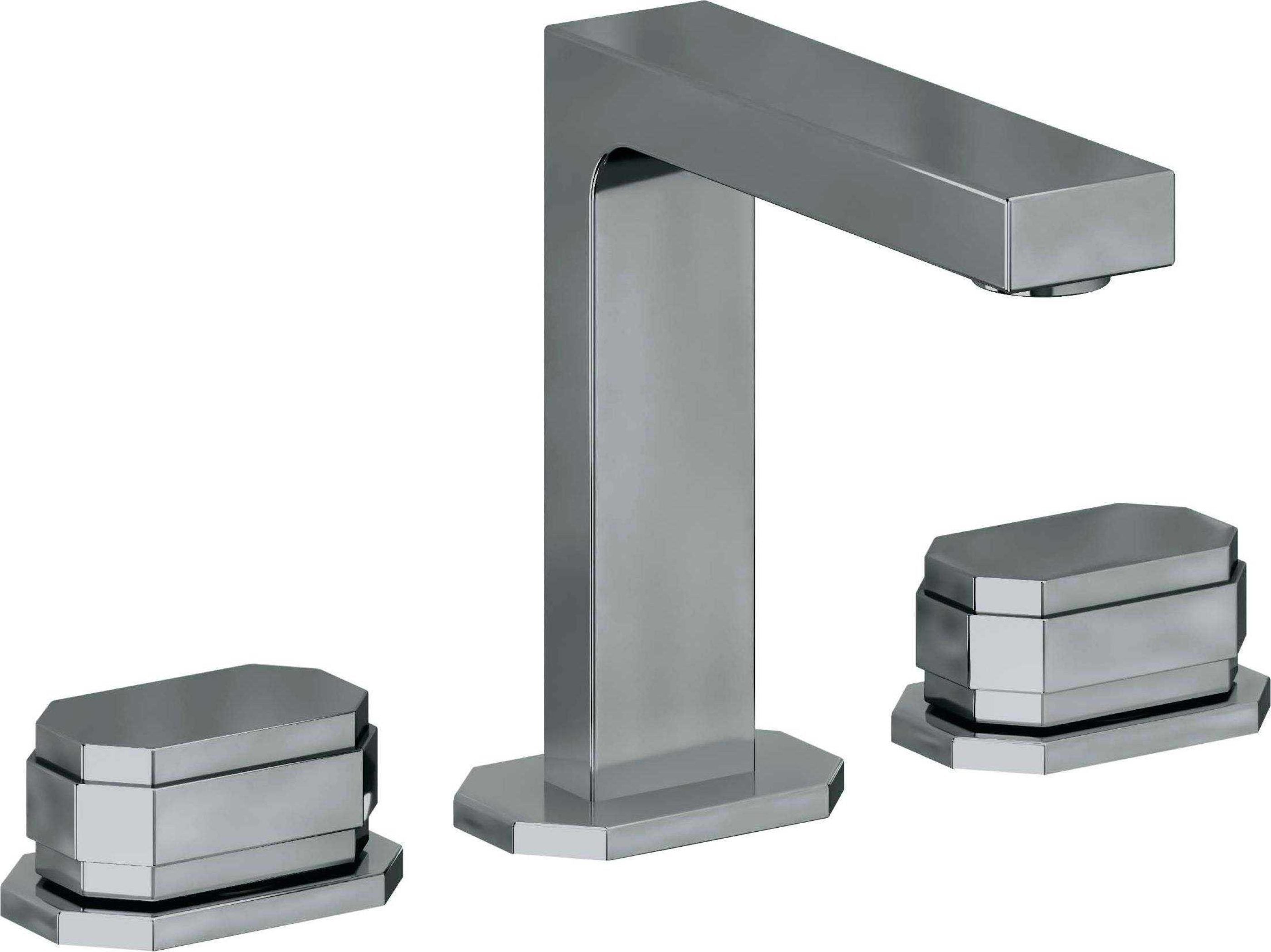 California Faucets - C202BZB-BLKN - 8" Widespread Lavatory Faucet with ZeroDrain - Black Nickel (PVD) - Doheny