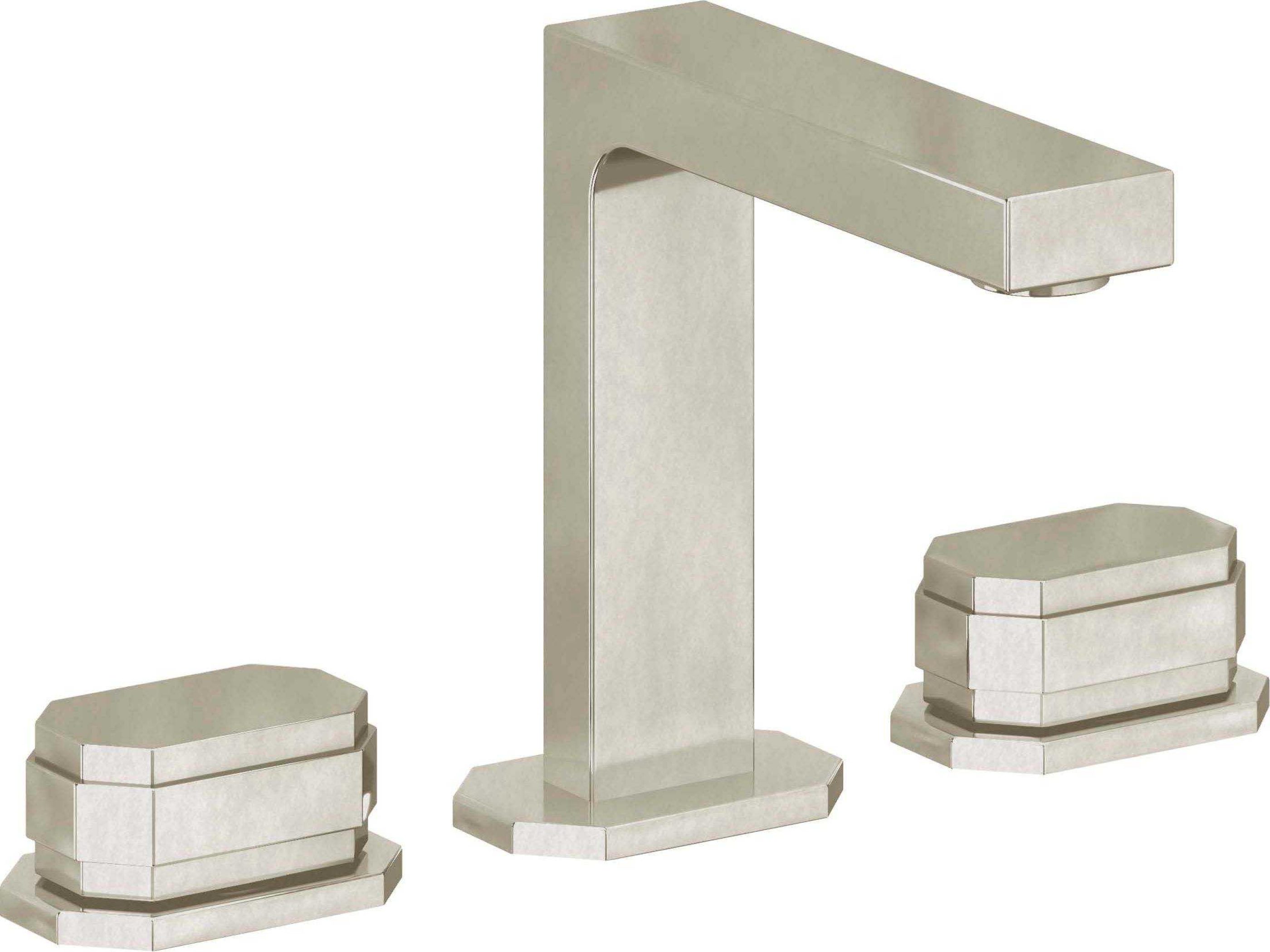 California Faucets - C202BZB-BNU - 8" Widespread Lavatory Faucet with ZeroDrain - Burnished Nickel Uncoated - Doheny