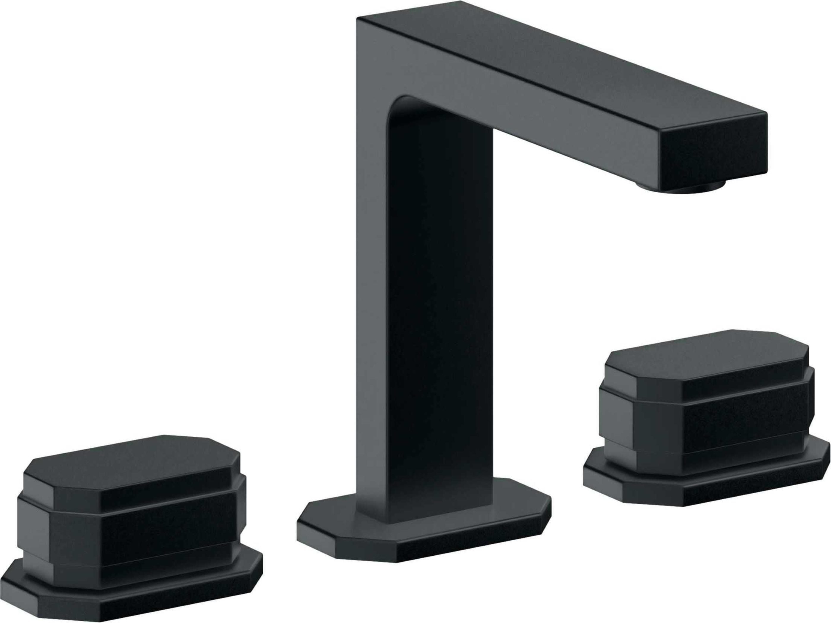 California Faucets - C202BZB-CB - 8" Widespread Lavatory Faucet with ZeroDrain - Carbon (PVD) - Doheny