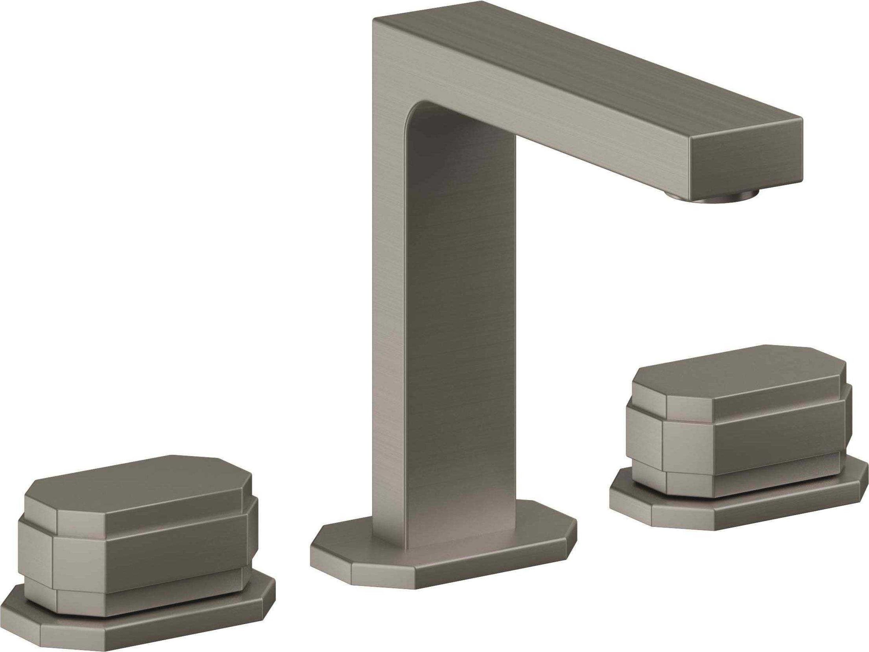 California Faucets - C202BZB-GRP - 8" Widespread Lavatory Faucet with ZeroDrain - Graphite (PVD) - Doheny