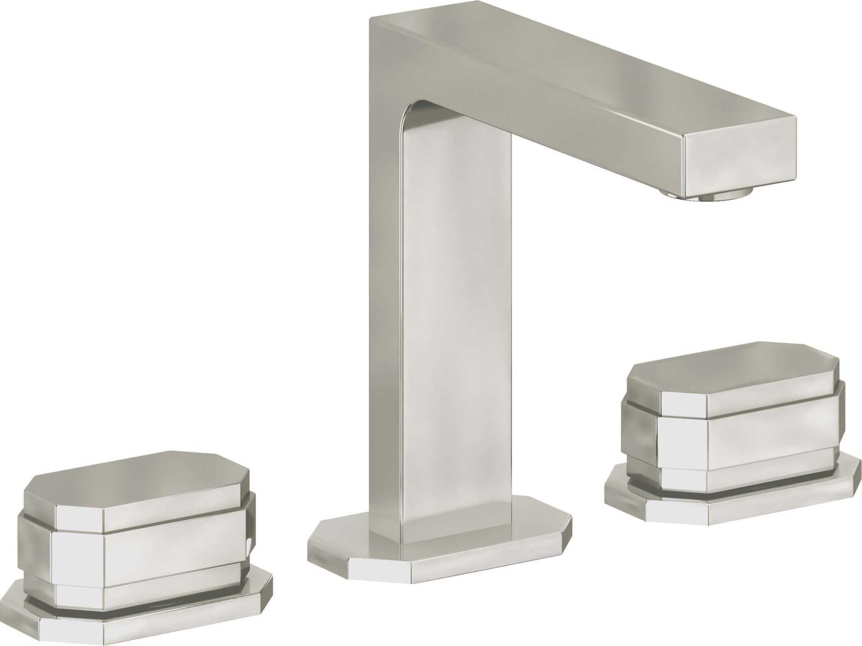 California Faucets - C202BZB-PN - 8" Widespread Lavatory Faucet with ZeroDrain - Polished Nickel (PVD) - Doheny