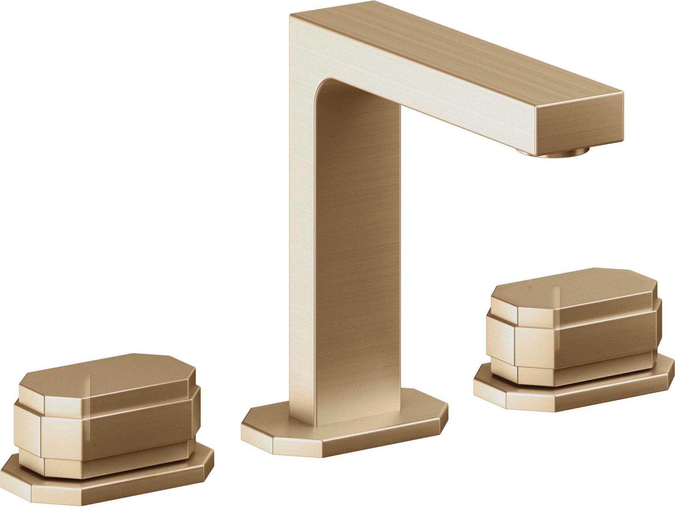 California Faucets - C202BZB-SBZ - 8" Widespread Lavatory Faucet with ZeroDrain - Satin Bronze (PVD) - Doheny