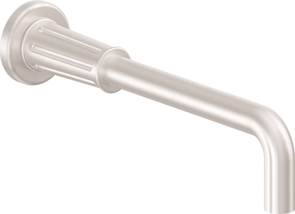 California Faucets - D-C1-SN - Deluxe Wall Tub Spout - Satin Nickel