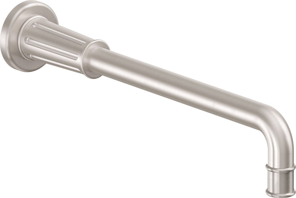 California Faucets - DE-C1-SN - Deluxe Wall Tub Spout - Satin Nickel