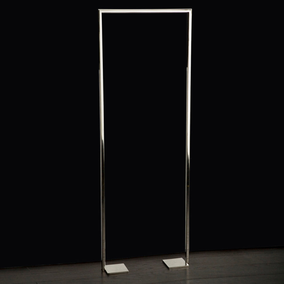 Floor-mount towel stand made of stainless steel, fixing floor kit included. 19 3/4"W, 4"D, 55 1/8"H - Maison&Co.