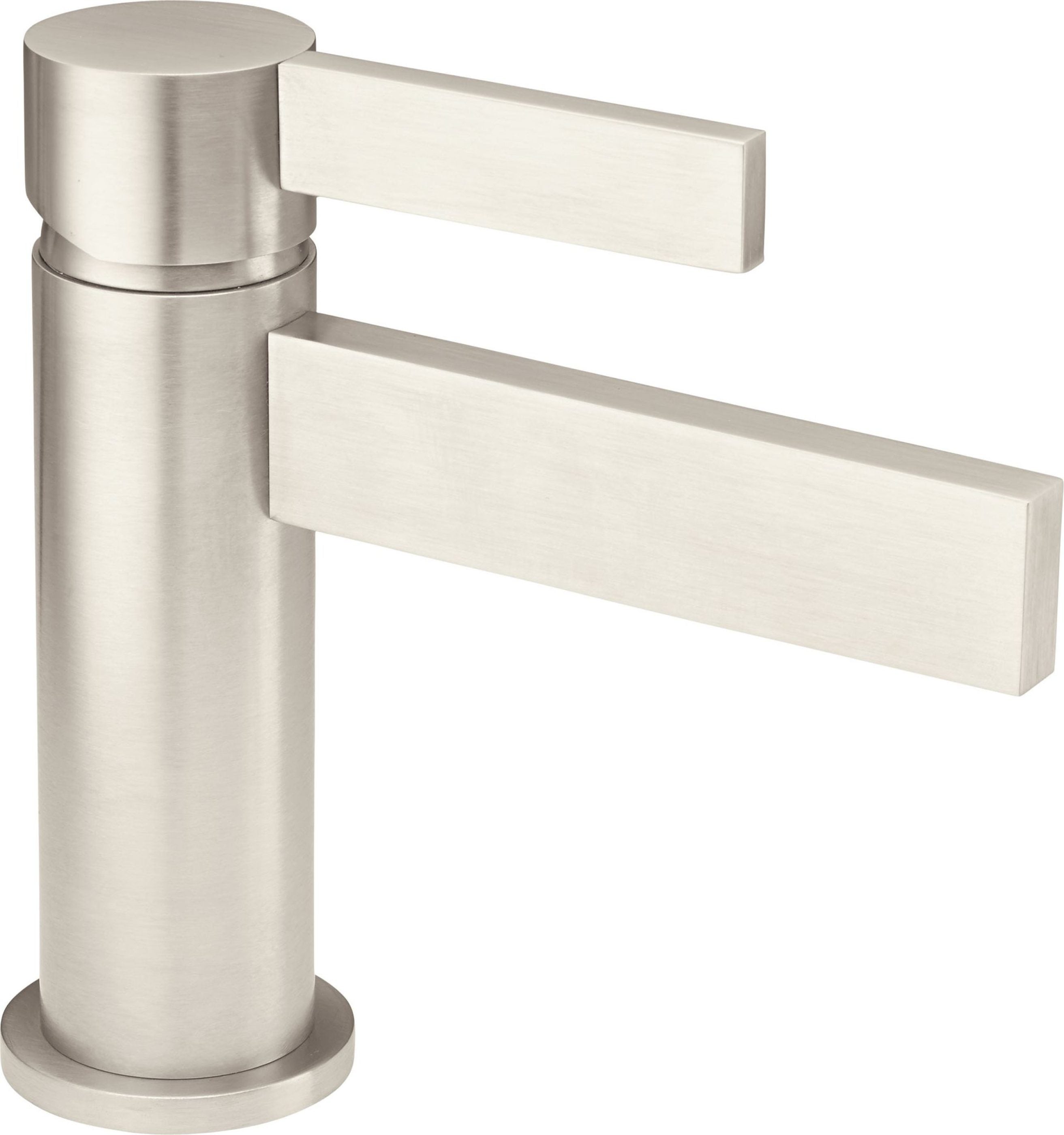 California Faucets - E301-1-SN - Single Hole Lavatory Faucet - Satin Nickel  - Bel Canto