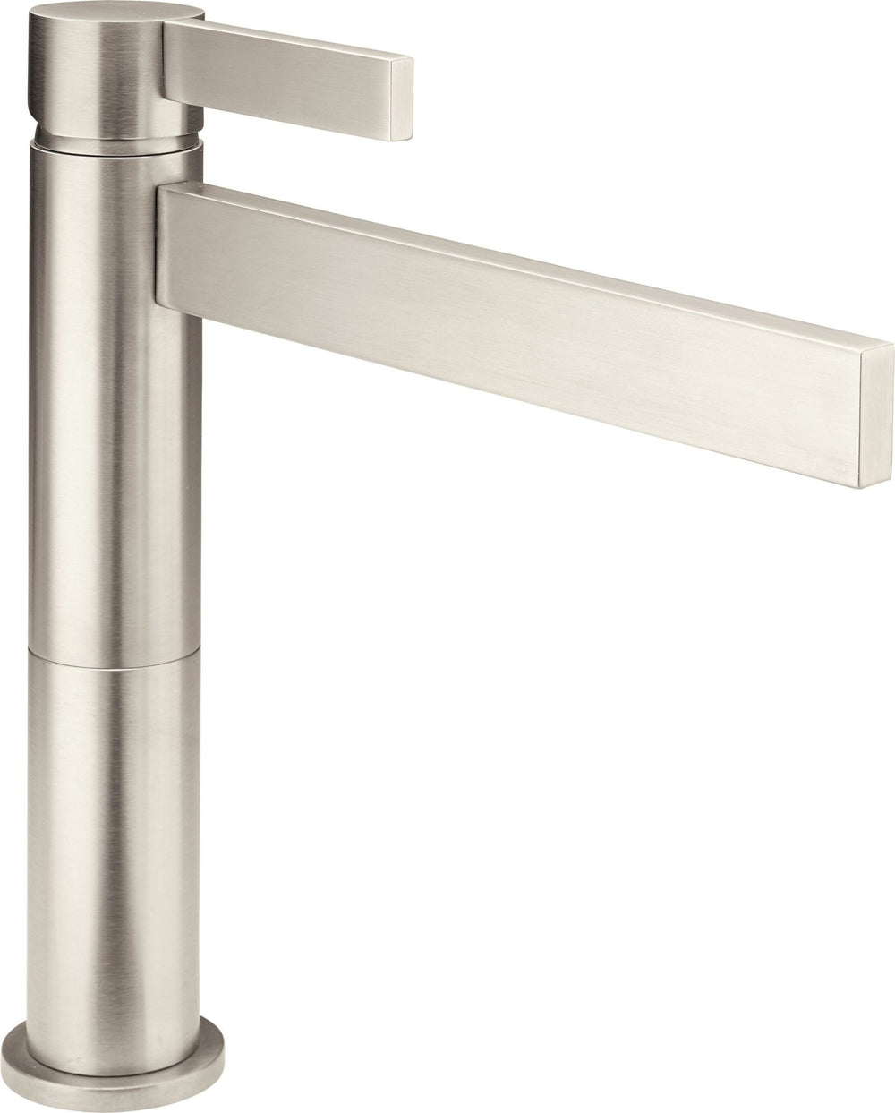 California Faucets - E301-2-SN - Single Hole Lavatory Faucet - Satin Nickel  - Bel Canto
