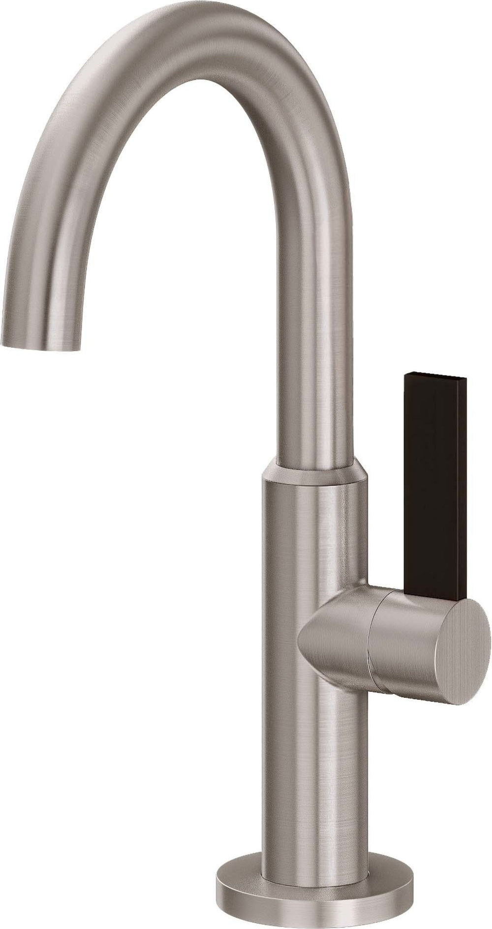 California Faucets - E309B-1-SN - Single Hole Lavatory/Bar/Prep Faucet - Low Spout - Satin Nickel  - Bel Canto