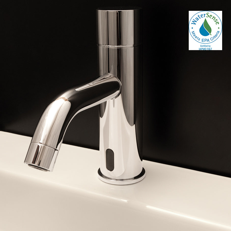 Electronic Bathroom Sink faucet for cold or premixed water. Recommended mixing valves sold reparately: EX20A or EX25A. SPOUT: 4 7/8", H: 6 3/4". - Maison&Co.