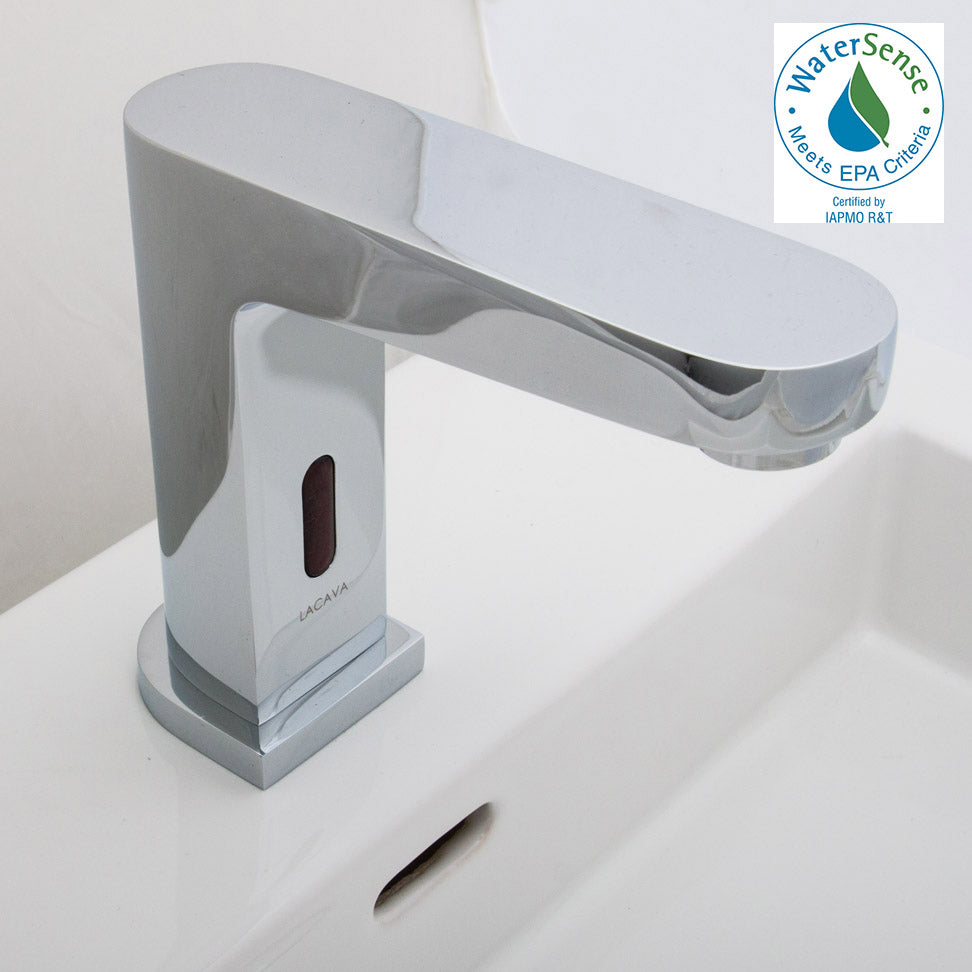 Electronic Bathroom Sink faucet for cold or premixed water. Recommended mixing valves sold separately: EX20A or EX25A. SPOUT: 4 3/4", H:5 1/2". - Maison&Co.