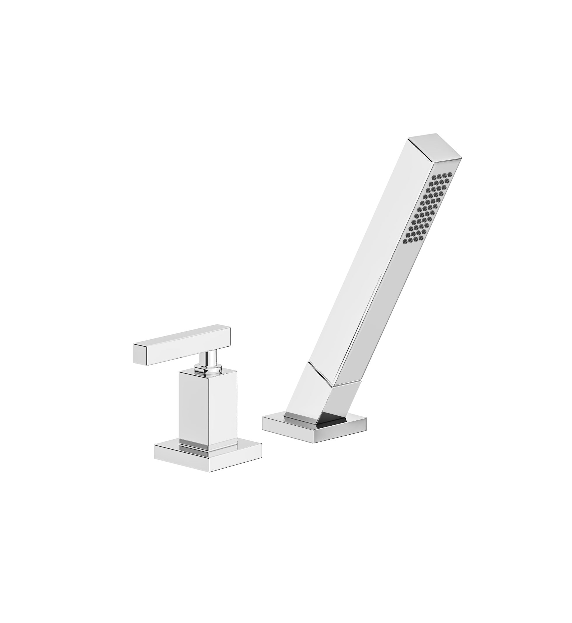 Franz Viegener - FV133/85L0-PC - Deck Mounted Roman Diverter Valve And Handshower Assembly - Polished Chrome