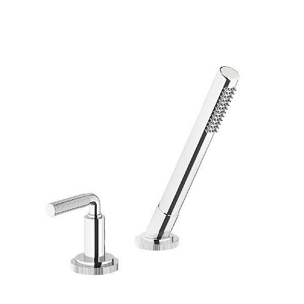 Franz Viegener - FV133/K7H0-PC - Deck Mounted Roman Diverter Valve And Handshower Assembly - Polished Chrome