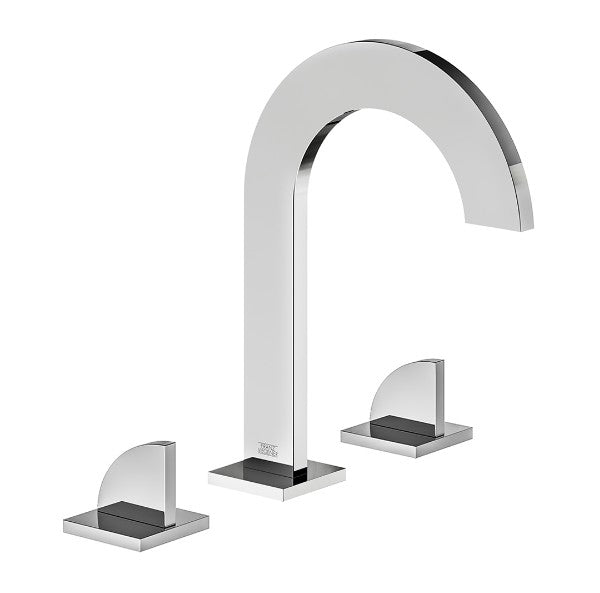 Franz Viegener - FV207/J3D-PC - Widespread Lavatory Faucet With Push-Down Pop-Up Drain Assembly (No Lift Rod) - Polished Chrome