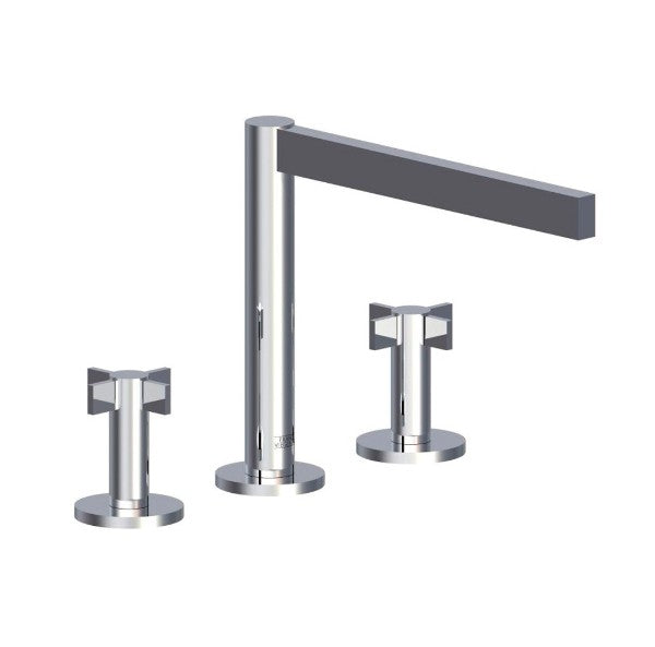 Franz Viegener - FV210/J2-PC - Deck Mounted Roman Bath Faucet 3/4" Valves - Polished Chrome