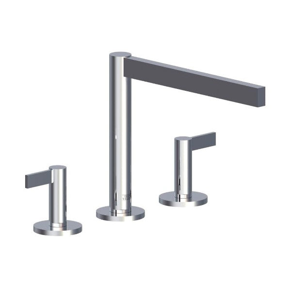 Franz Viegener - FV210/J2L-PC - Deck Mounted Roman Bath Faucet 3/4" Valves - Polished Chrome