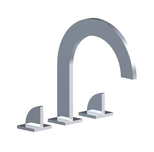 Franz Viegener - FV210/J3D-PC - Deck Mounted Roman Bath Faucet 3/4" Valves - Polished Chrome