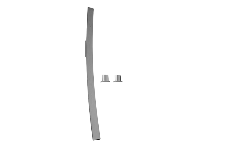 Graff - Luna Wall-Mounted Lavatory/Vessel Filler w/Deck-Mounted Handles Length:53" Width:18" Height:6" - Architectural White - G-6000-C14-WT