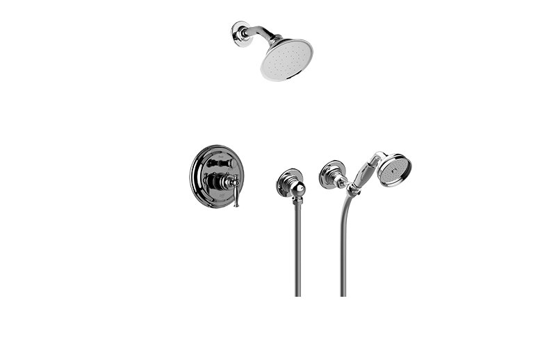 Lauren Traditional Pressure Balancing Shower Set (Rough & Trim) in Multiple Finishes - Maison&Co.